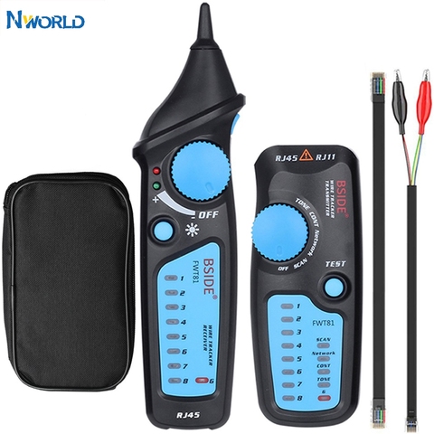 Network Ethernet Cable LAN Tester Tracker Phone RJ45 RJ11 Telephone Wire USB Cable Analyzer Detector Line Finder Tools MS6812 ► Photo 1/6