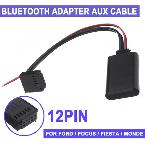 12V Car bluetooth Adapter For Ford Focus,Fiesta,Mondeo,C-Max,Fusion Aux Module Cable Stereo AUX-IN For bluetooth aux car kit ► Photo 1/5