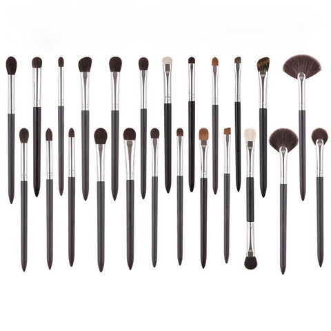 Professional Handmade Makeup Brushes Soft Natural Goat Horse Hair Eye Shadow Eyebrow Small Fan Brush Cosmetic Tool Make Up Brush ► Photo 1/6