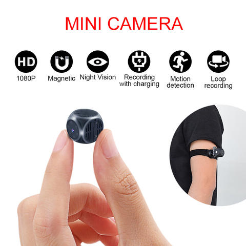 1080P HD Micro Camera Wide Angle Camcorder Video Recorder Small Camera Sport Cam Night Vision Motion Detection Mini Camera ► Photo 1/6