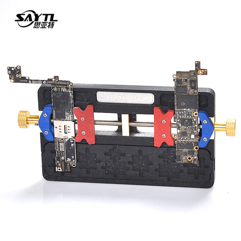 SAYTL Motherboard PCB Holder Jig Fixture With IC Location for iPhone Repair PCB Holder Mobile Phone Soldering Repair Tool ► Photo 1/6