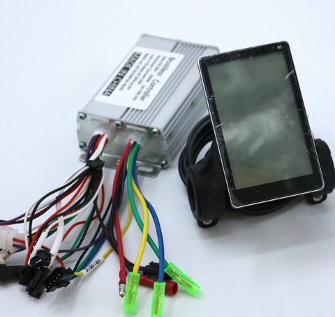 Greentime 36V 48V  350W Brushless DC Motor Controller Ebike Controller +M5 LCD Display One Set ► Photo 1/5