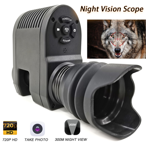 Megaorei 3 Night Vision Riflescope Hunting Spotting Scopes Optics Sight Tactical Camera 850nm Infrared Laser IR with VCR ► Photo 1/6