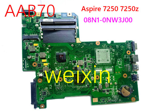 NEW For ACER Aspire 7250 7250z Laptop Motherboard MBRL60P004  AAB70 08N1-0NW3J00 Mainboard 100% tested fully work ► Photo 1/3