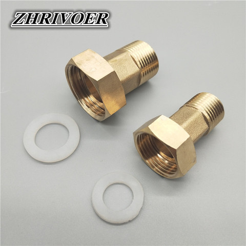 Copper Fitting Water Pipe Connector BSP Male Female Thread Reducer 1/2  3/4 1