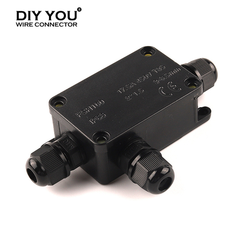 2/3Way Outdoor Waterproof IP66 Electrical Cable Wire Connector Junction Box With Terminal for 17.5A/450V Light Accessories ► Photo 1/6