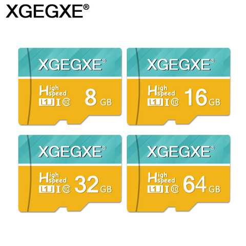 XGEGXE TF Card 64GB 32GB High Speed Class 10 16GB 8GB  U1 T Flash Card UHS-I For Phone PC Memory Card ► Photo 1/6