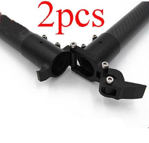 2PCS Aluminum Alloy D25 D28 D30 D35 D40mm Horizontal Folding Arm Carbon Tube Fixed Seat Connector Joint for RC Plant UAV Drone ► Photo 1/6