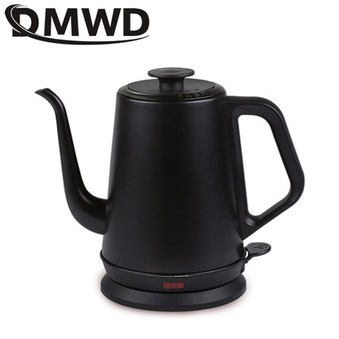 Stainless Steel Gooseneck Kettle 1L Fine Mouth Electric Kettle Drip Coffee Hand Punching Pot 220V 1000W Electric Water Boiler ► Photo 1/6