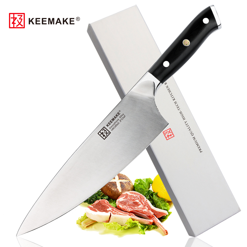 KEEMAKE Damascus Knives 8'' / 6.5 Chef Knife Japanese VG10 Core