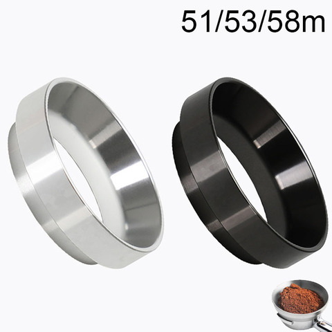 Coffee Intelligent Dosing Ring Espresso Barista Aluminum 51mm/53mm/58mm Powder Universal Coffee Tools ► Photo 1/6