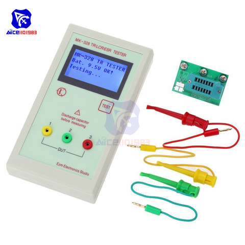 diymore MK-328 Capacitor Resistor Transistor Triode Tester Inductance Capacitance Resistance Meter LCR NPN PNP MOS ► Photo 1/6