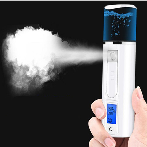 Protable Mini Nano Mist Facial Steamer Spray Spa Moisturizing Hydrating Mist Sprayer Humidifier Skin Tester Skin Care 40#1210 ► Photo 1/6