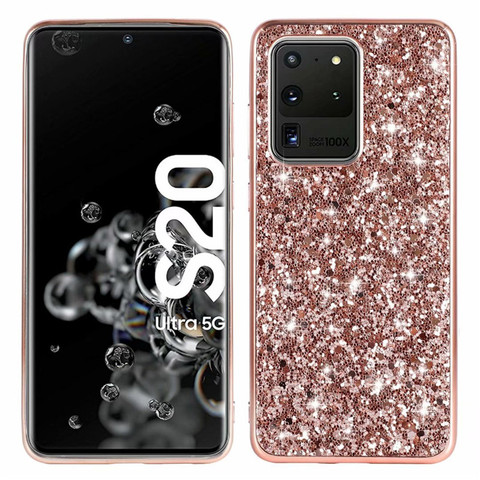 For Samsung Galaxy S7 edge S8 S9 S10 Lite S20 Note 8 9 10 Plus 20 Ultra Case Bling Glitter Cover For A10S A20S A51 A71 A81 A91 ► Photo 1/6