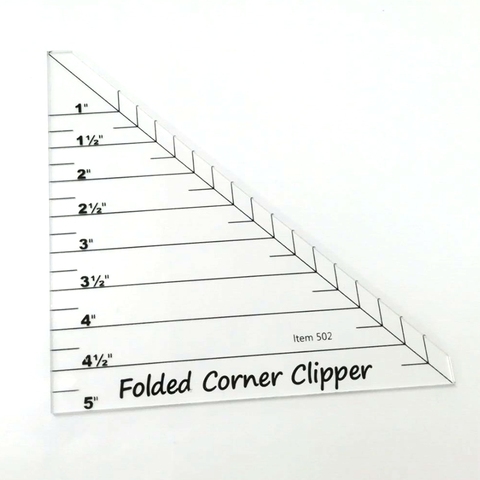 Folded Corner Clipper Quilting Templates Ruler   # FCC-01 ► Photo 1/2