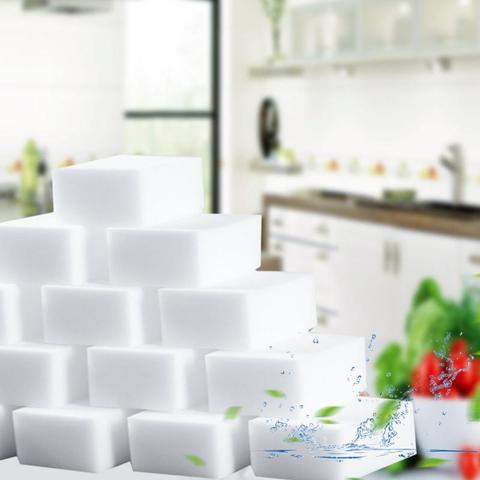 100*60*20mm 20PCS White Nano Melamine Sponge Magic Eraser For Kitchen Bathroom Clean Accessory Foam Cleaning Pad Dish Cleaning ► Photo 1/6