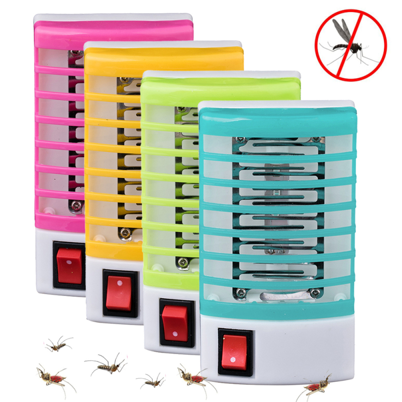LED Socket Electric Mosquito Fly Bug Insect Trap Killer Zapper Small  Lamp Light 