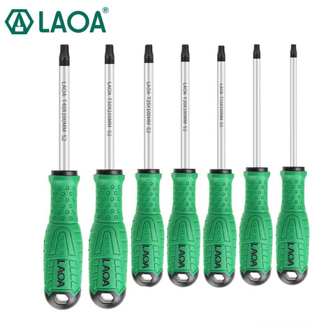 LAOA High Quality S2 alloy steel Torx screwdriver Magnetic screwdriver T8/T10/T15/T20/T25/T30/T40 ► Photo 1/6