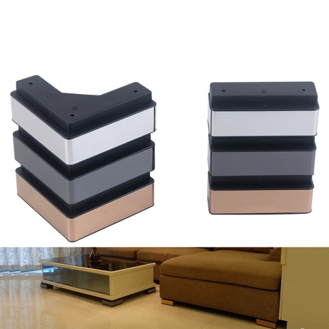 4Pcs/Set Furniture Sofa Legs ,for Coffee Table TV Cabinet  Bed Support Feet Plastic Furniture Accessories ► Photo 1/6