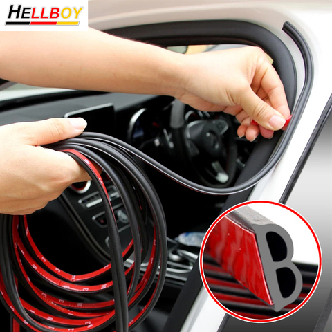 5M Rubber Car Door Edge Sound Proof Noise Seal Strip For VW Volkswagen Passat B7 CC Tiguan Jetta MK6 Golf 6 7 Accessories ► Photo 1/5