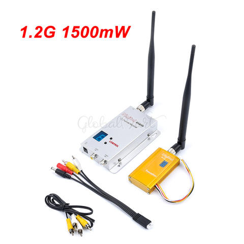 FPV 1.2Ghz 1.2G 8CH 1500mw Wireless AV Sender TV Audio Video Transmitter Receiver Combo For QAV250 250 FPV RC Quadcopter ► Photo 1/1