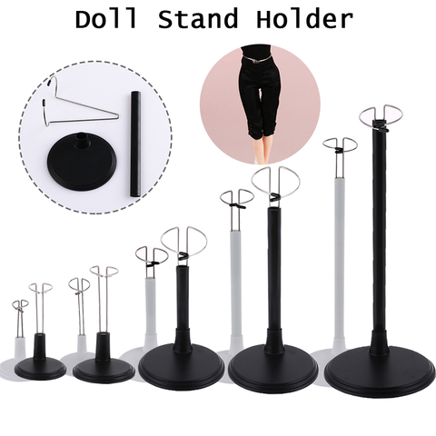 Adjustable Metal Doll Bracket White Black Practical Doll Dummy Puppet Wrist Stand Holder Dollhouse Accessories Toy Store Display ► Photo 1/1