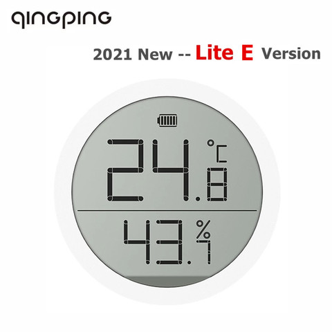 2022 Xiaomi Cleargrass Temperature Humidity Sensor Lite E Version Data Storage LCD Screen Thermometer Switch Between °F And °C ► Photo 1/6