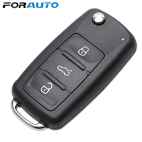 3 Buttons Car Key Shell Remote Flip for Beetle/Caddy/Eos/Golf/Jetta/Polo/Scirocco/Tiguan/Touran/UP For VW Blank Keys Cover Case ► Photo 1/6