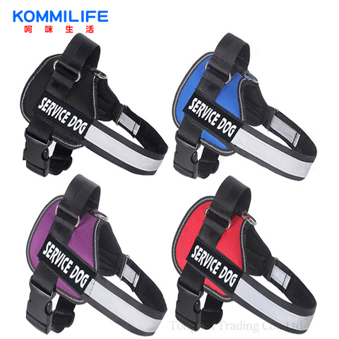 Adjustable Nylon Dog Harness Reflective Dog Collar Personalized Dog Harness and Leash Set Small Medium Large Dog Harness Vest ► Photo 1/6