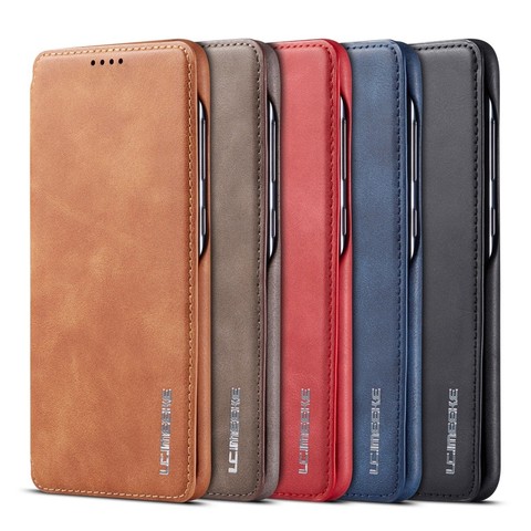 Slim Flip Leather Case for Samsung Galaxy A20 A20E A30 A40 A50 A70 Ultra Thin Classic Coque Mobile Phone Bag ► Photo 1/6