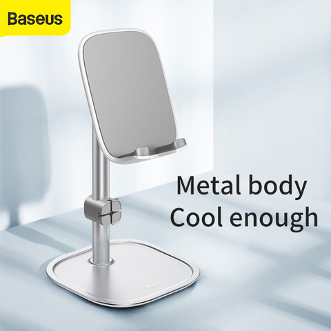 Baseus Universal Desktop Bracket Adjustable Mobile Phone Holder for iphone 11 pro X XS XR Android for Huawei Laptop Pad Holder ► Photo 1/6
