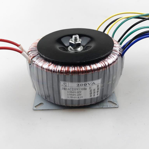 KYYSLB 90150A 200W Power Toroidal Transformer 200W Dual 31V Dual 15V Dual 9.5V Transformer Audio Power Amplifier Transformer ► Photo 1/5