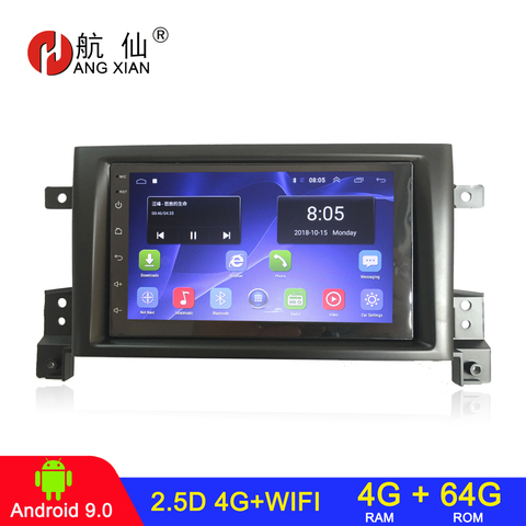 2din 2 din Car Radio For SUZUKI Grand Vitara Nomade 2005-2011 auto Radio audio GPS Navi Android 9.1 car radio 4G wifi 4G 64G ► Photo 1/6