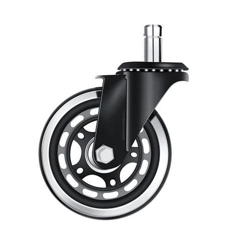 Heavy Duty Home Office Chair Trolley Furniture Mute Replacement Caster Wheel This caster wheel has brake system, and it is mute, ► Photo 1/6