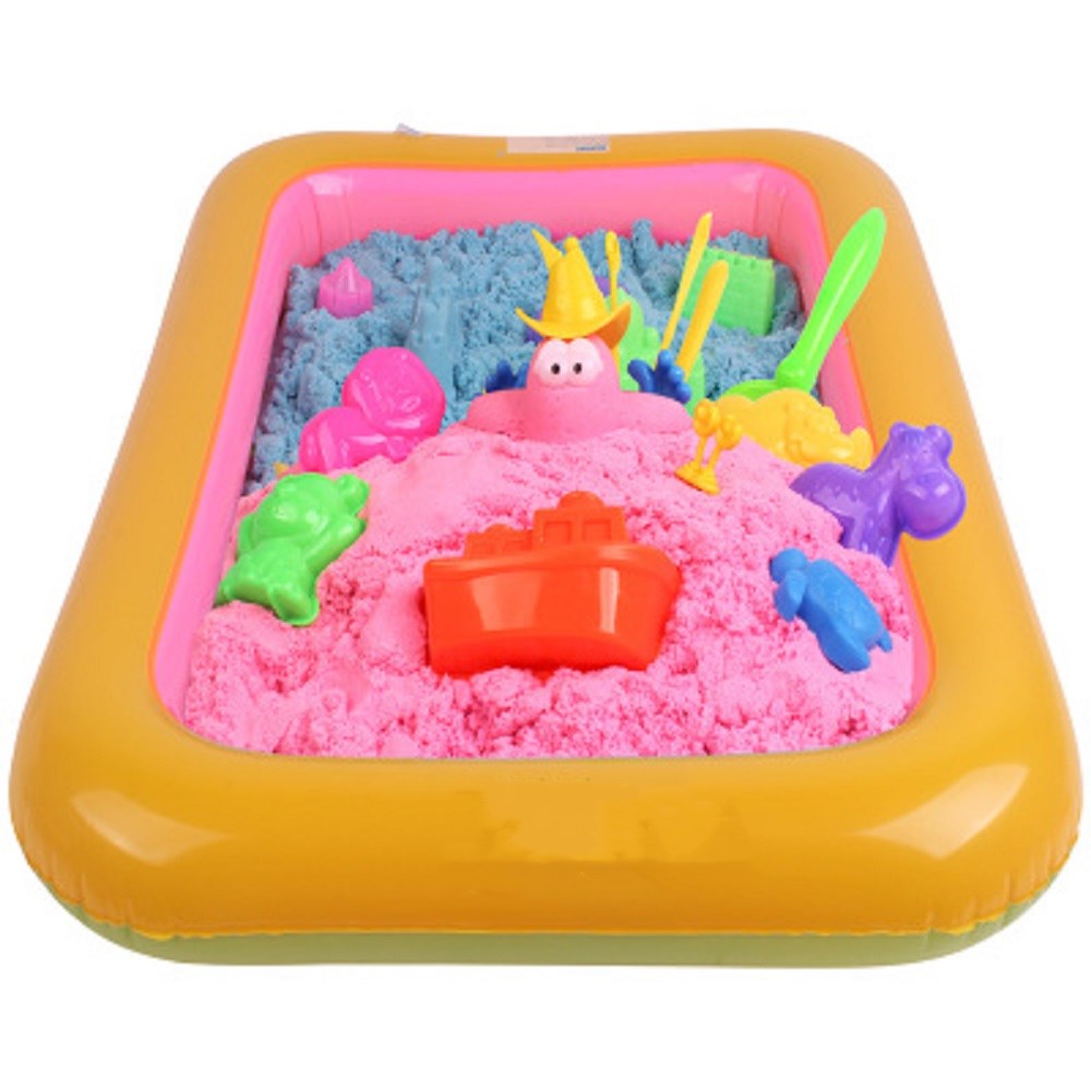 Inflatable Sand Tray Plastic Table Children Kids Indoor Playing Sand Clay Toy ZY 