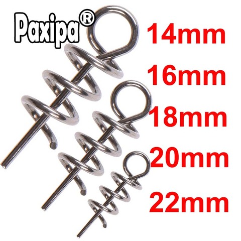 Stainless Steel Fishing pins Spring Twist Lock  Fishing Hook Tool Centering Pins Fixed Latch Needle for Soft Lure Bait Worm ► Photo 1/5
