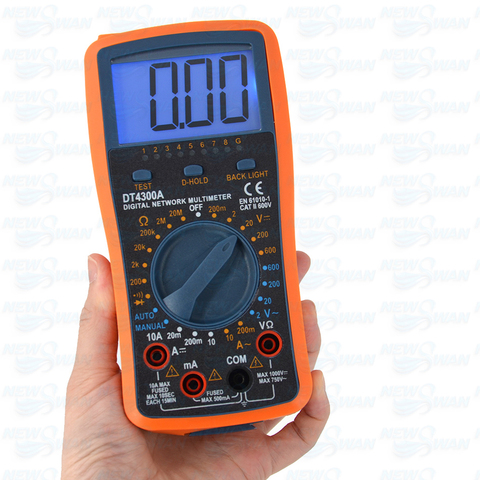 High Precision digital Multimeter DT4300A Electronic Electrician Maintenance Digital display Universal Meter Backlighting ► Photo 1/1