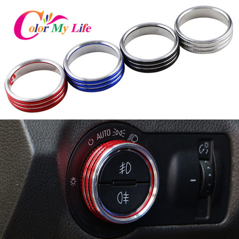 Color My Life Car Head Lights Switch Button Knob Cover for Chevrolet Cruze Malibu Aveo Trax for Opel Mokka ASTRA J Insignia ► Photo 1/6