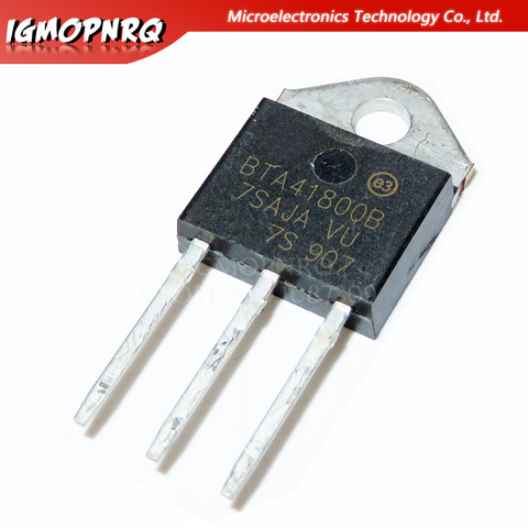 10pcs BTA41-800B BTA41800B BTA41-800 BTA41 Triacs 40 Amp 800 Volt TO-3P new original ► Photo 1/1