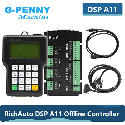 Free Shipping RichAuto DSP A11 CNC controller original 3 axis motion controller A11E English Version For CNC router machine ► Photo 1/6