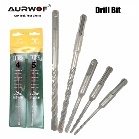 LAVIE 1pc 4 5 6 7 8 10 12 SDS Plus Hole Saw Drilling 110mm 160mm Electric Hammer Drill Bits For Wall Concrete Brick Masonry Bit ► Photo 1/1