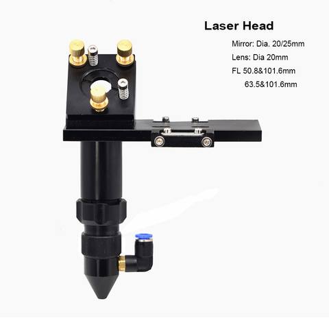 CO2 Laser Head Reflect Mirror Focus Lens Integrative Mount Holder for DIY Laser Engraver Cutter ► Photo 1/4