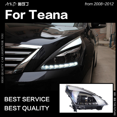 AKD Car Styling for Nissan Teana Headlights 2008-2012 Altima LED Headlight DRL Hid Option Head Lamp Angel Eye Beam Accessories ► Photo 1/4