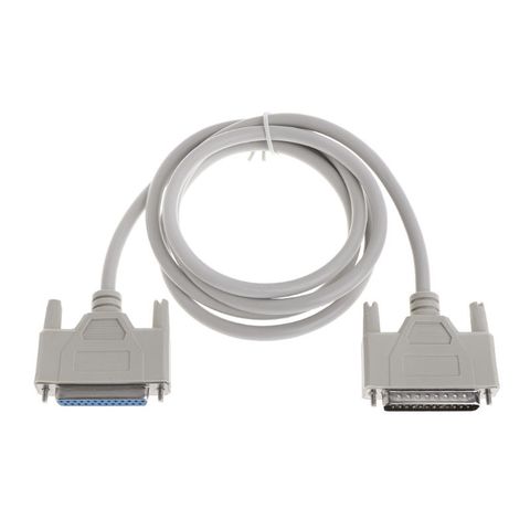 Printer Cable DB25 Male to Female 25 Pin Extension Line Parallel Port Computer 1.5m   ► Photo 1/6