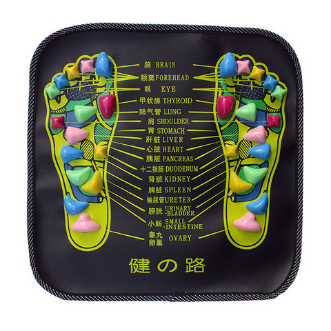 Reflexology Walk Stone Road Foot Massage Mat Acupressure Relax Massage Pad Foot Spa Leg Pain Relief Healthcare Walk Massager Mat ► Photo 1/4