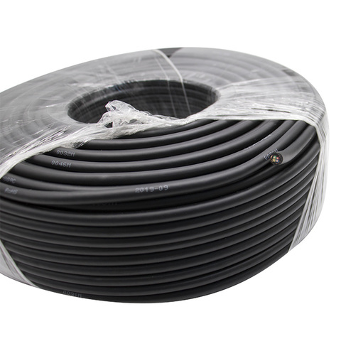 100m TRVVP 4* 0.5 0.75 high flexible shielded cable stepping motor/ spindle connecting line signal wire, pure copper cord 4 core ► Photo 1/1