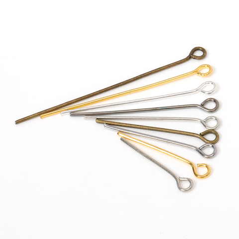MINGXUAN 200pcs/lot 18-20mm Rose Gold Color Metal Ball Head Pins Needles Eye Pins Gauge DIY Jewelry Making Findings Wholesale ► Photo 1/6