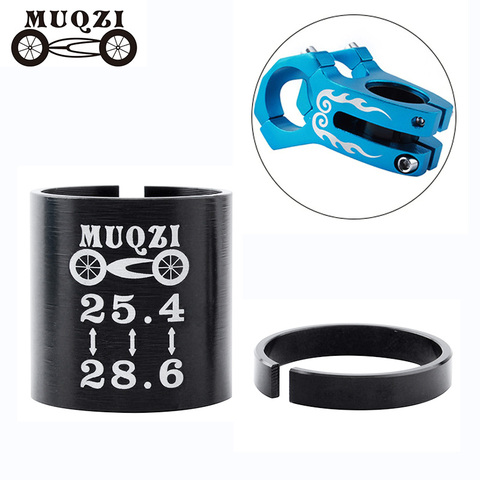 MUQZI Bike 25.4 To 28.6mm Fork Shim Bicycle Stem Conversion Sleeve Aluminum Alloy Adapter Ring ► Photo 1/6