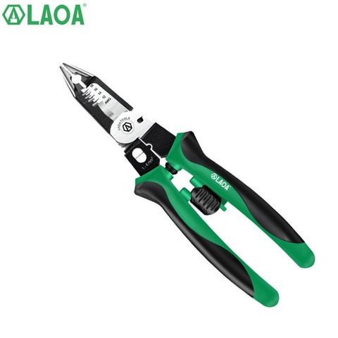 LAOA Multifunctional Electrician Pliers Long Nose Pliers Wire Stripper Cable Cutter Terminal Crimping Hand Tools ► Photo 1/6