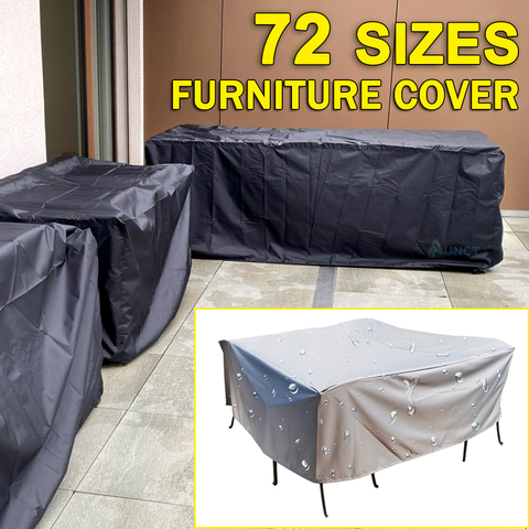 Garden Waterproof Outdoor Patio Furniture Set Covers Rain Snow All-Purpose Chair Covers for Sofa Table Chair Dust Proof Cover ► Photo 1/6
